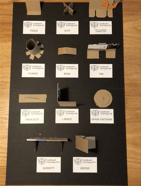 11 Ways to Cut and Connect Cardboard .